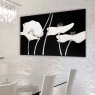 Декоративная панель Pintdecor P2882 Белые маки 120x70см