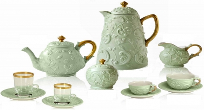 Сервиз Villari Marie Antoniette Tea Time Taormina зеленый