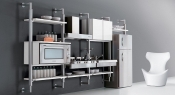 Кухня Oikos Cucine Systematica металл