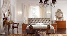 Кровать San Michele Portofino серый бархат