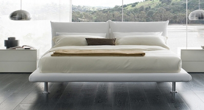 Кровать Altrenotti Pillow белая